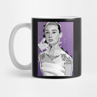 Tattooed Audrey Hepburn Mug